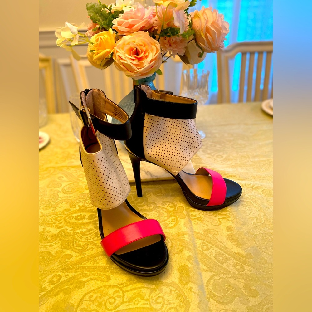Juicy Couture multicolored stilettos